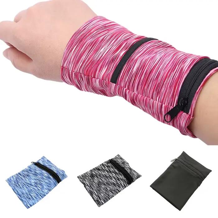 Sacs de course à fermeture éclair, pochette portefeuille de poignet légère pour téléphone, carte-clé