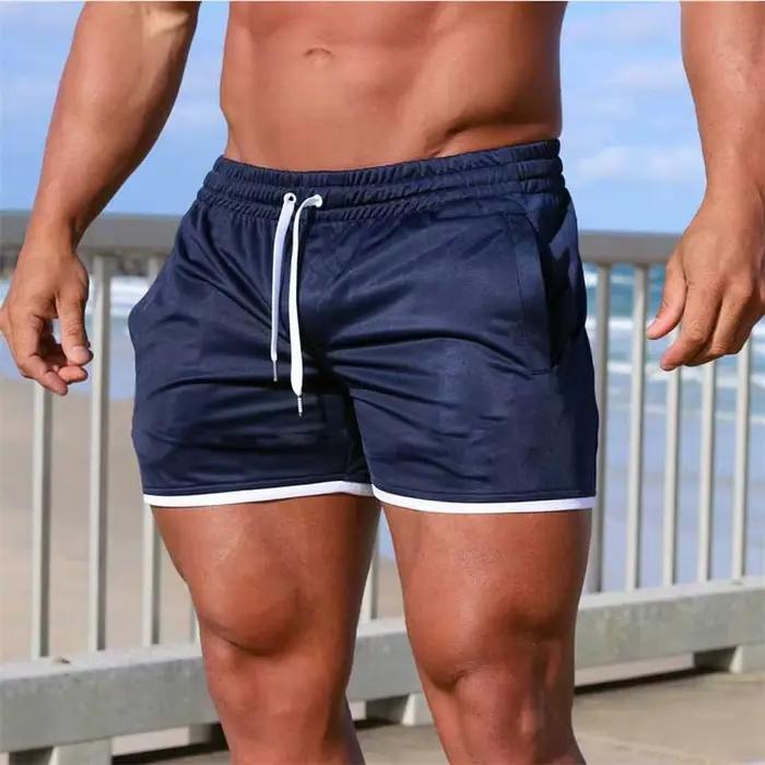 2025 nouveaux hommes d'été Shorts léger mince pantalons courts en cours d'exécution