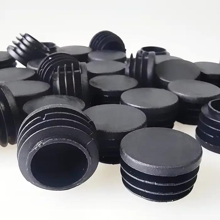 Bouchons de trou en plastique ronds, inserts pour tubes métalliques, bouchons de quincaillerie, clôt