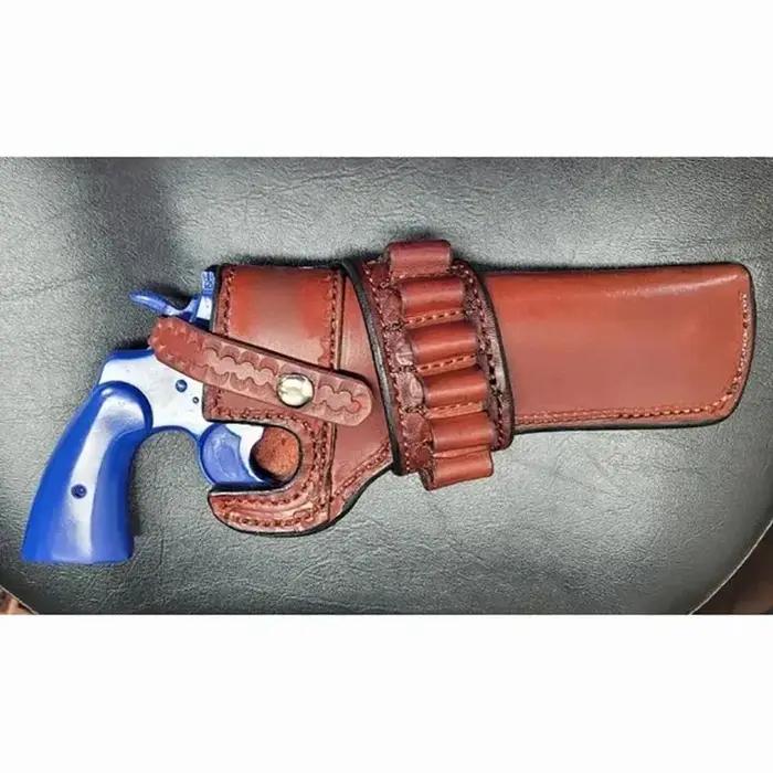 Revolver Western avec sangle de cuisse pour costume d'adulte