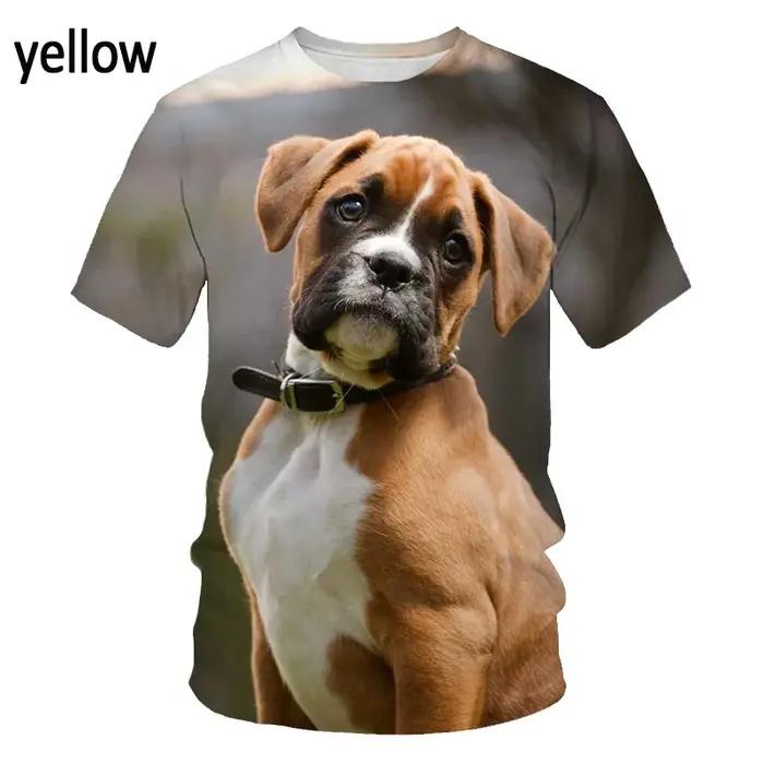T-shirt homme imprimé chien Husky sibérien 3D pour enfants et adultes occassions quotidiennes casual cool harajuku hip hop