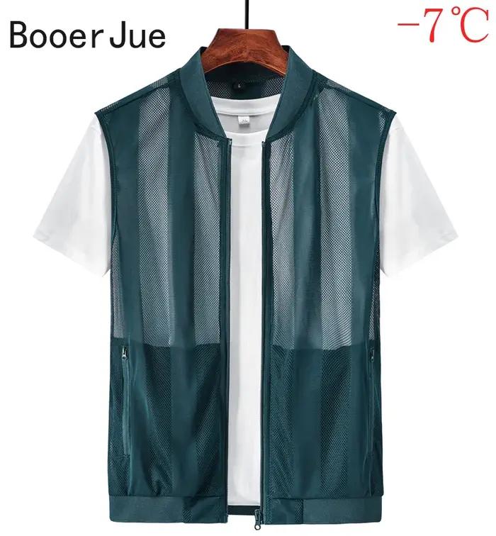 Gilet de travail sans manches respirant multi-poches pour hommes escalade pêche été vêtement d'extérieur