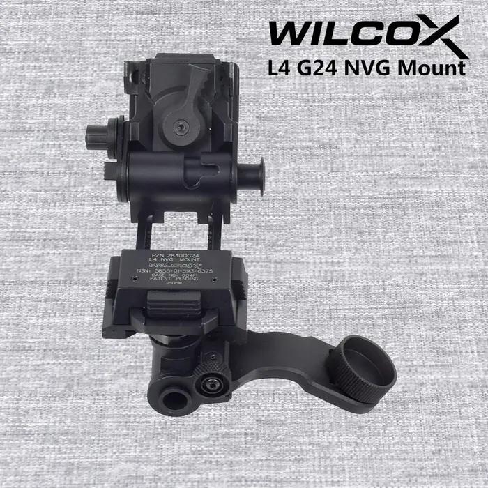 WILCOX métal L4 G24 L4G24 NVG support de casque pour PVS15 PVS18 GPNVG18 lunettes de Vision nocturne J bras Stent sauter
