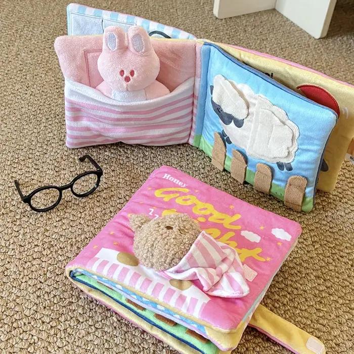 Jouet interactif pour chien Snuffle Book, tapis de jeu cachette et d'apport, jouet de puzzle olfactif anti-stress pour chiens de petite et moyenne taille
