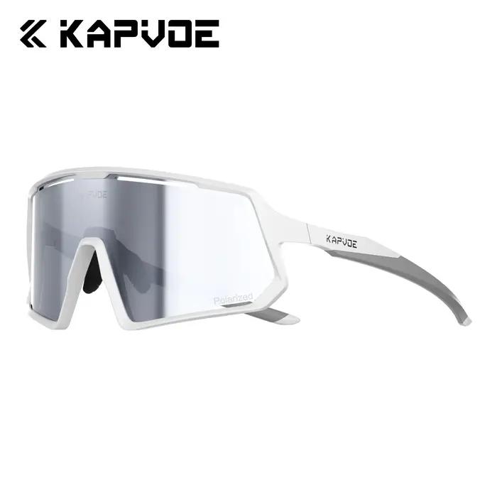 KAPVOE lunettes de cyclisme photochromiques sport conduite course randonnée rouge UV400