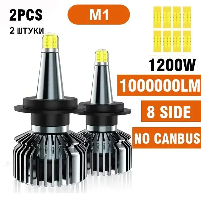 OVEHEL ampoule de phare de voiture H7 LED H4 H11 6400000LM 5400W Canbus LED H8 HB4 HB3 9005 9006 D1S D2S H1 lampe LED