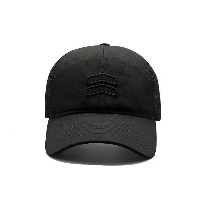 Casquette de baseball pour homme à visière large, légère et respirante en maille, séchage rapide, protection solaire estivale, modèle profond et ample