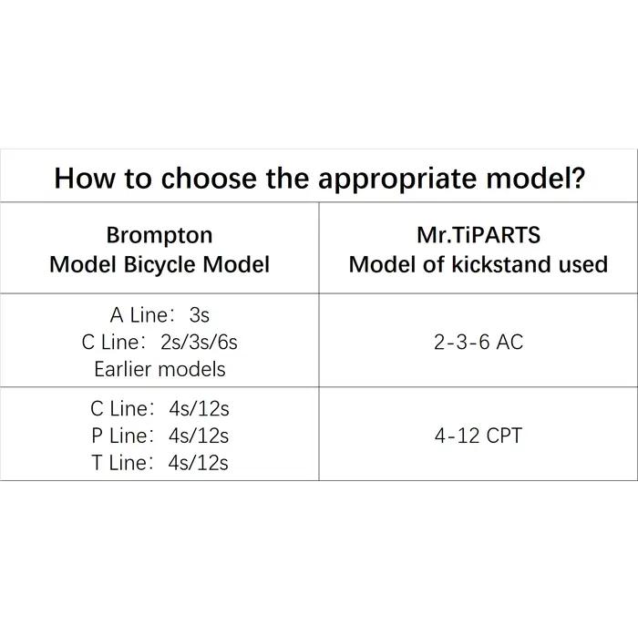 Mr.Tiparts-Support de 16 pouces en alliage d'aluminium, pour Bromsilice Bike C Line A Line