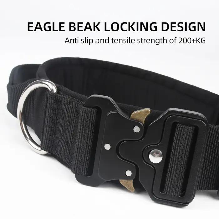 Collier tactique pour chiens de taille moyenne à grande taille