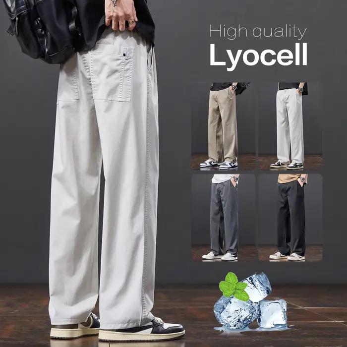 Pantalon décontracté homme en tissu Lyocell