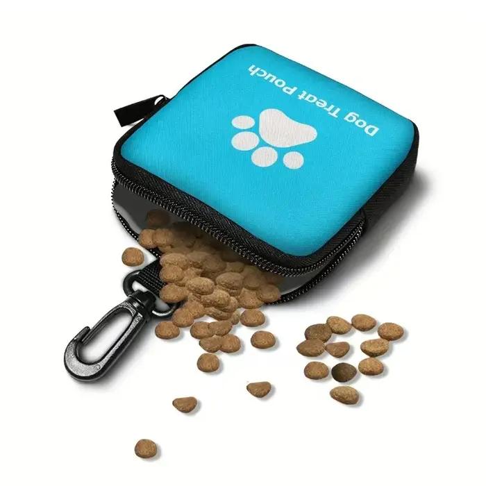 Sac à friandises en forme de patte de chien imperméable résistant à l'usure avec fermeture à glissière pour chiens occassions spéciales