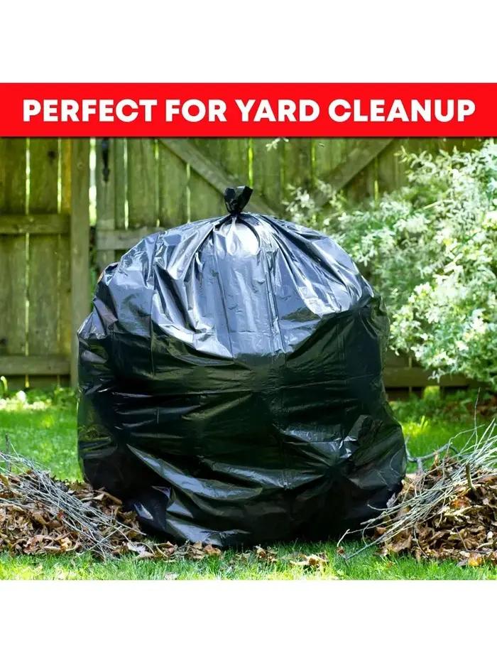 Grands sacs poubelles noirs, extra larges, 90, 95, 96, 100 gallons, 95-96 gallons, rapDuty (méga val