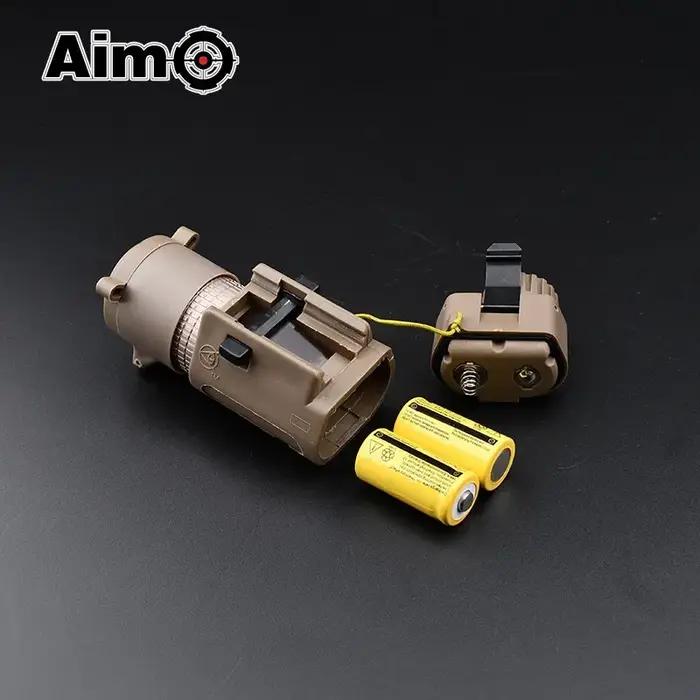 Lampe de poche tactique M3X IR pour chasse et airsoft avec lumière LED Zennit