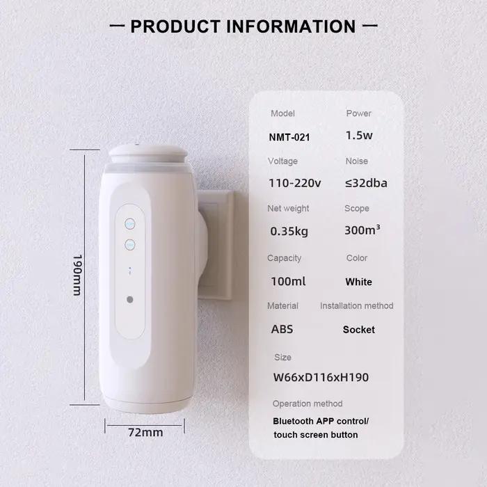 Diffuseur intelligent Portable NAMSTE jusqu'à 300 m3 couverture diffuseur d'huile à brancher pour hu