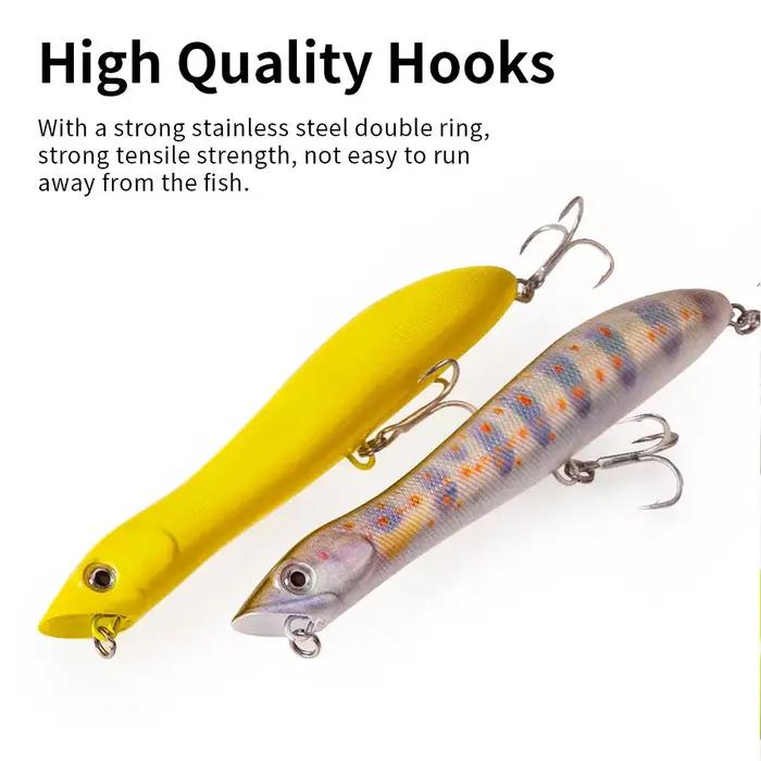 Leurre de pêche flottant 120mm/18g Topwater Pencil Popper Snakehead Wobblers Tackle Baits Minnow pou