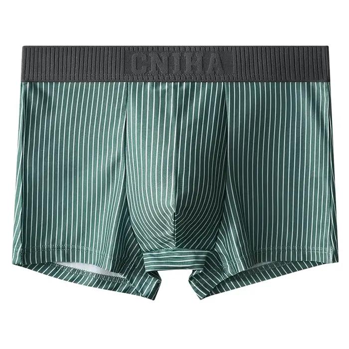 Sous-vêtements confortables pour hommes - Pantalons à coupe droite pour hommes - Shorts de sport tendance pour garçons - Sous-vêtements quatre pièces - Pantalons courts et fins