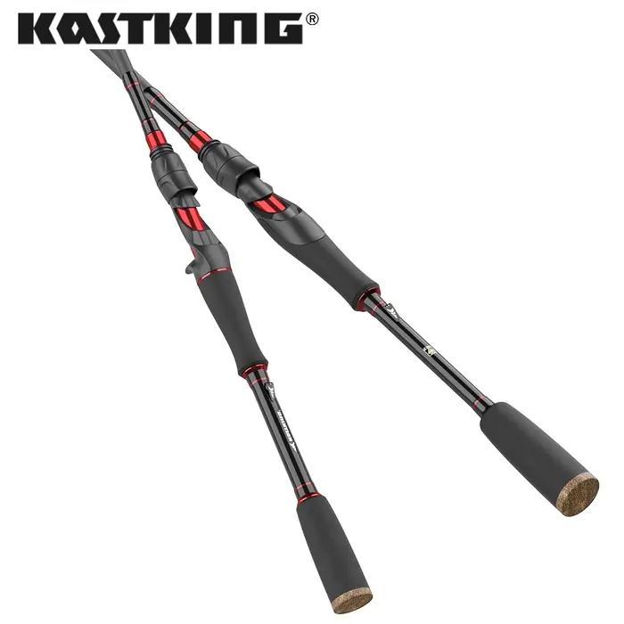 Canne à pêche multi-sections KastKing Brutus en carbone, spinning et casting, avec longueurs de 1,29