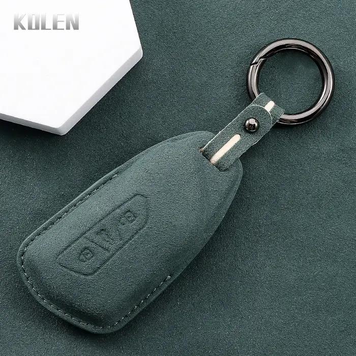 Coque en cuir pour clé de voiture à distance, coque de protection, Volkswagen VW Golf 8 MK8 ID-4 ID-