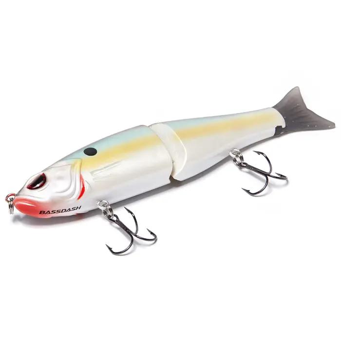 Bassdash Glide appâts pour brochet saumon truite Topwater simple joint Swimbait bar leurre de pêche