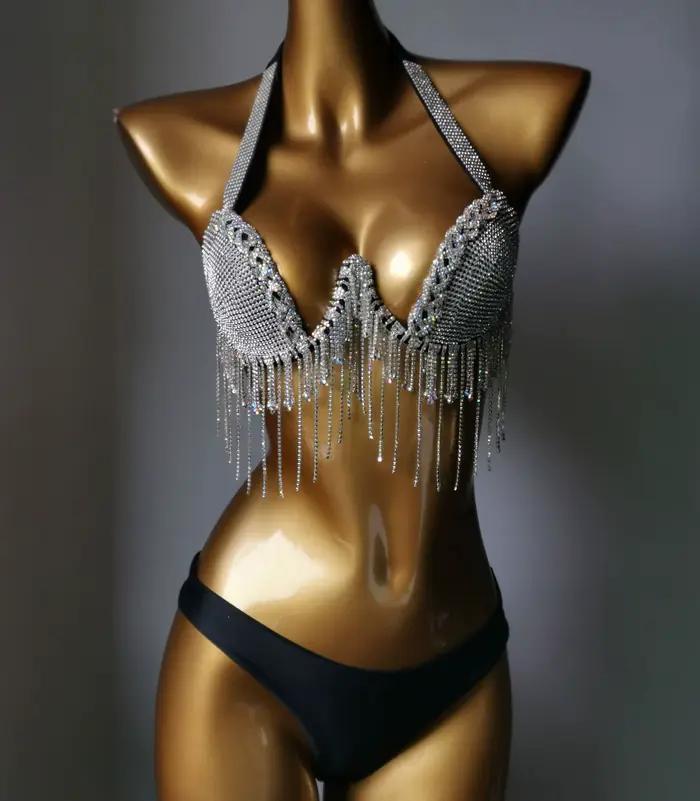 Bikini en cristal avec tige
