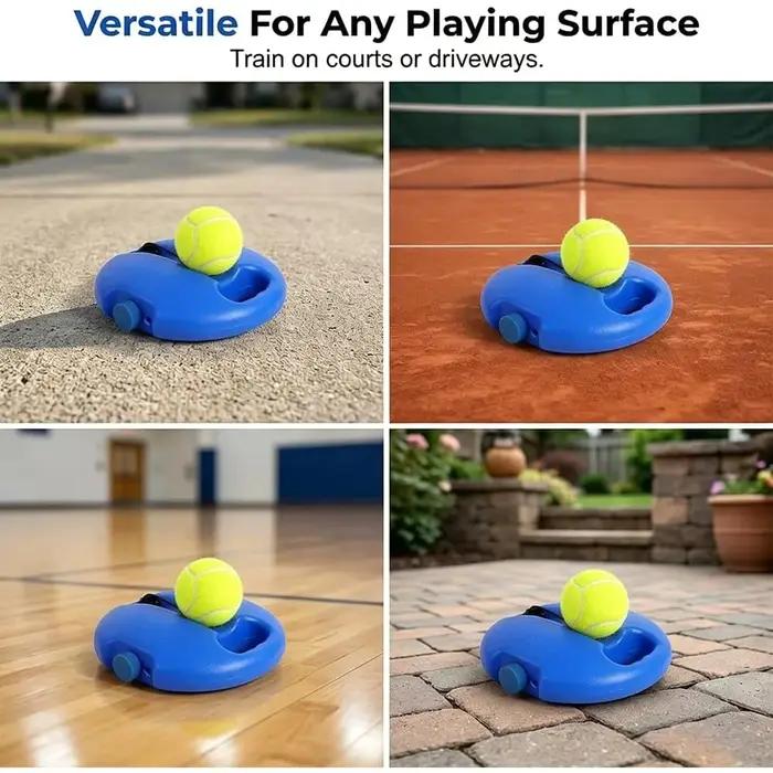 Ensemble d'équipement d'entraînement au tennis professionnel avec balle de rebond et balle d'entraînement pour améliorer votre technique et endurance occasions spéciales
