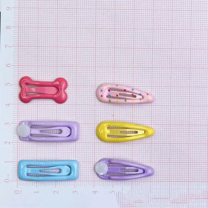 Lot de 5 pinces à cheveux aléatoires pour chiens