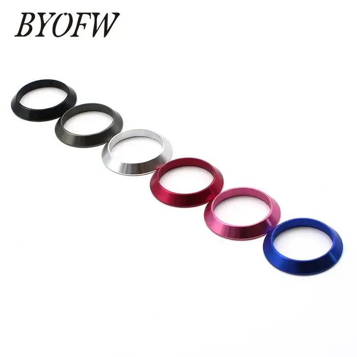 BYOFW 1 PC construction de canne à pêche anneau de protection rond garniture décorative en aluminium