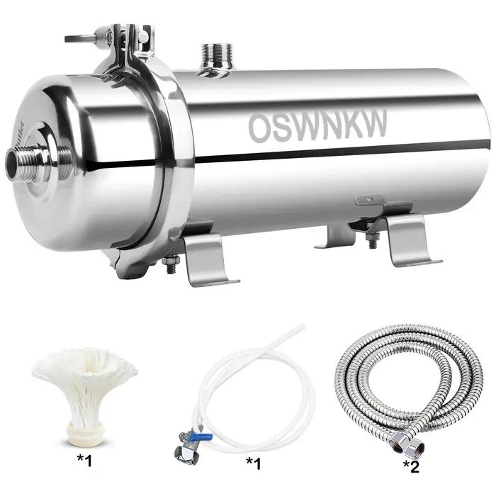 Purificateur d'eau pour toute la maison, pré-filtre PVDF 0,01 um, 1000l, filtre à eau SUS304, peut ê