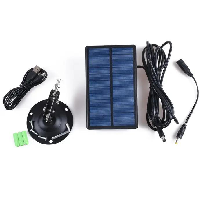 Chargeur de panneau solaire pour caméra de chasse en plein air