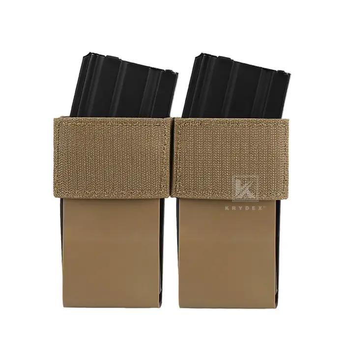 Pochette magnétique KRYDEX pour chargeurs 5.56 et 7.62mm - Compatible avec gilet de poitrine D3CR et autres plateformes tactiques