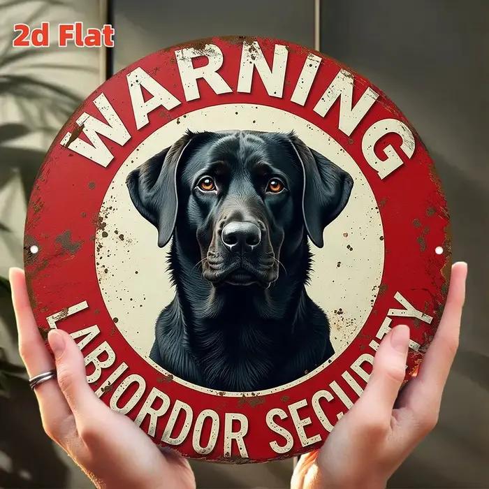 1 pièces 8in 2D planaire vigilant Staffordshire Bull Terrier équipe de patrouille disque rond en bois couleur imprimé noir chien de Police pendentif cadeau