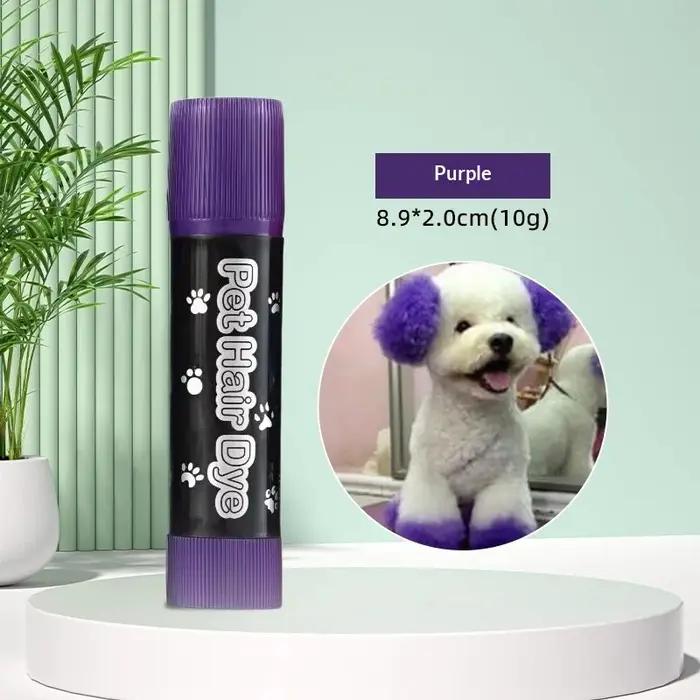 Peinture Temporaire pour Poils d'Animaux Accessoires pour Chiens et Chats Couleurs Élégantes et Sécuritaires Occasions Spéciales