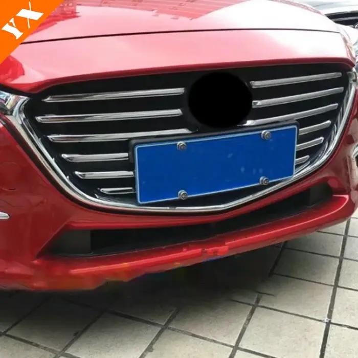 Garnitures de calandre avant de voiture avec garniture chromée, housse anti-rayures décorative pour