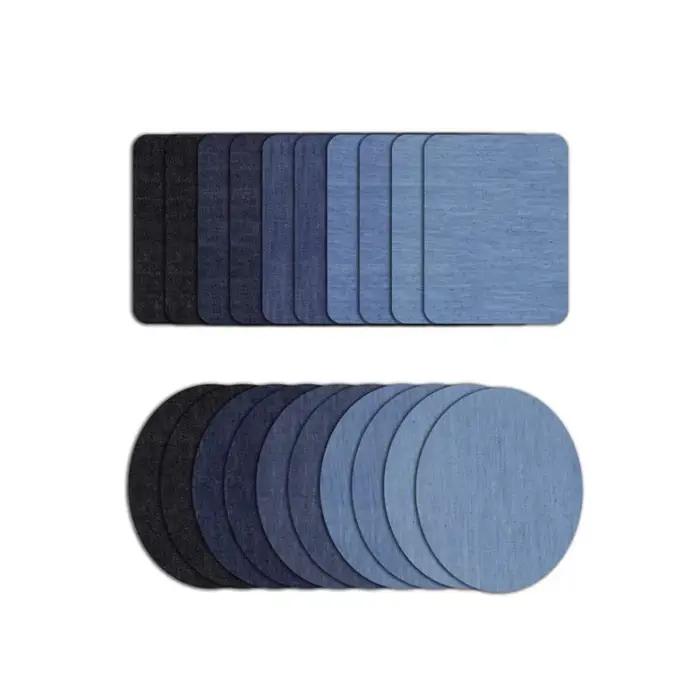 Coudières en tissu fer sur patchs appliquées avec dos de colle pour réparation et personnalisation de vêtements Jean et similaires styles variés occasions spéciales