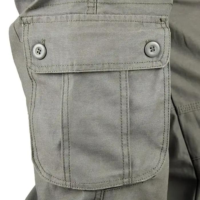 Pantalon cargo militaire homme ample droit multi-poches coton pour travail tactique et chasse confortable