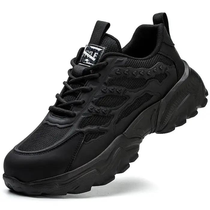 Chaussures de sécurité iairay pour femmes - Bout rond, semelle EVA, maille aérée, confort tout au long de la journée, idéales pour le travail et les occasions spéciales