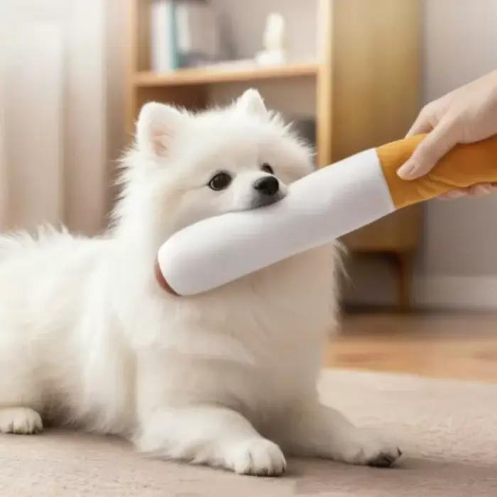 Jouet à mâcher en forme de cigare pour chiens avec sonnette jouets grinçants résistants aux morsures pour nettoyer les dents et divertir occasions spéciales