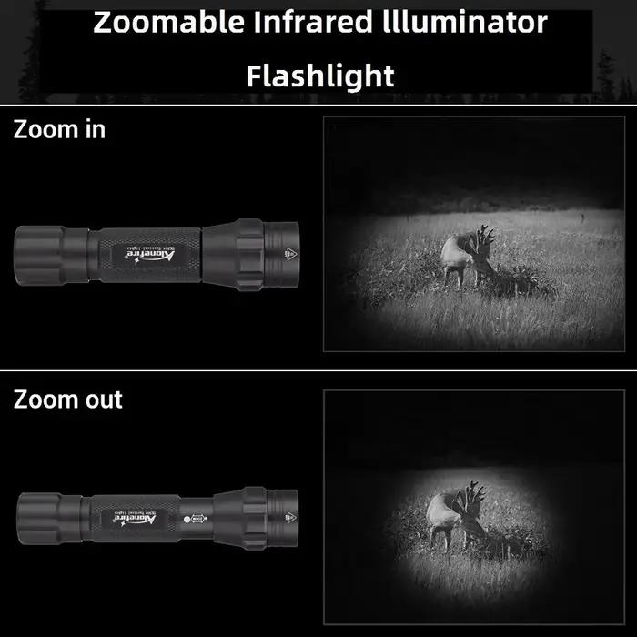 IR 850nm & 940nm dernière puce infrarouge LED Zoom Vision nocturne lumière de remplissage infrarouge