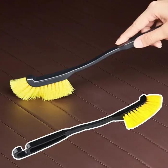 Brosse de jante de roue de voiture, tête incurvée, flexible, camion, moyeu, lavage, livres profonds, nettoyant, outils à main, 1 pièce