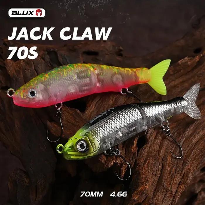 Leurre de pêche BLUX JACK CLAW 70S Swimbait 70mm 4.6g pour truite et perche - appât dur coulant