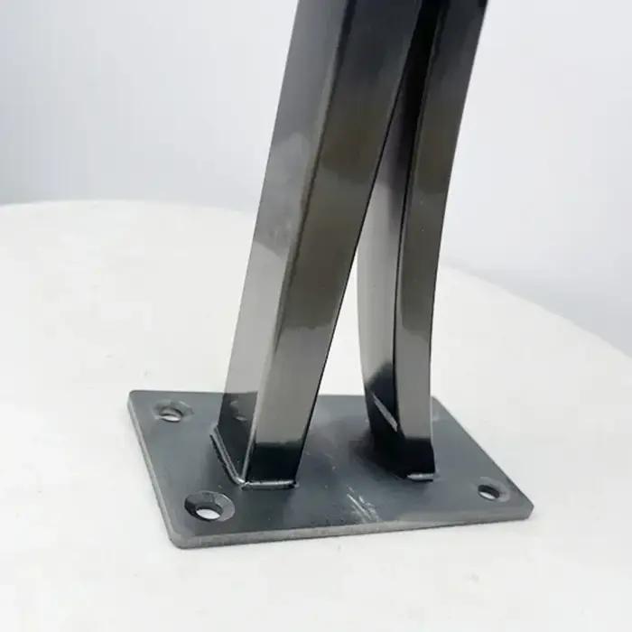 Pied de support de meubles en acier inoxydable, pied de table à thé, pied de meuble TV, pied de cana