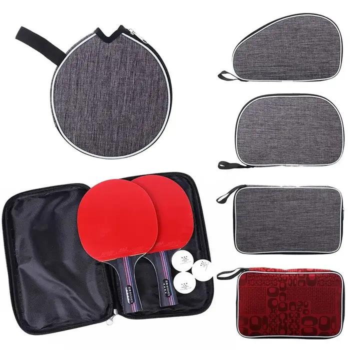 Juste de protection pour raquettes de tennis de table, sac de rangement pour raquettes de ping-pong,