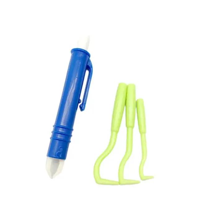Kit de dissolvant de tiques pour chiens pince à crochet extraction de puces accessoire animal de compagnie santé chiens chats