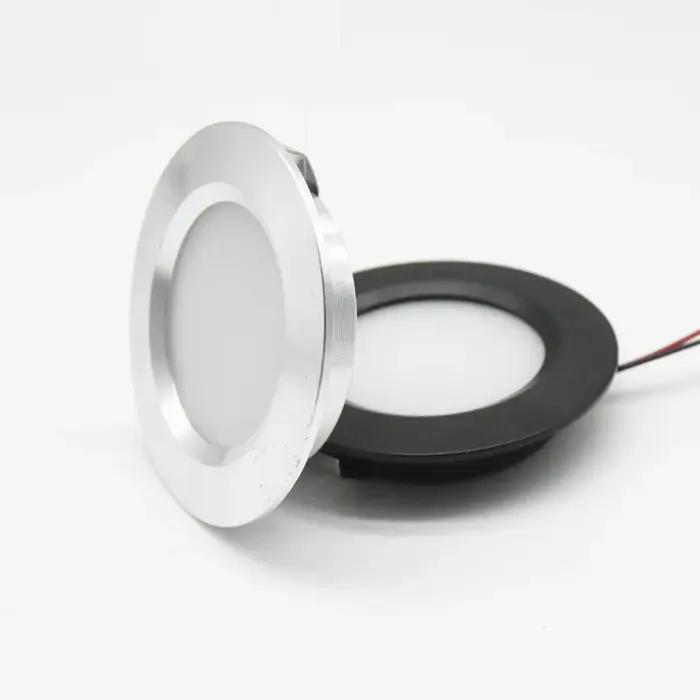Dimmable 3W 5W 12V 24V Led Spot Light Slim14mm encastré plafonnier D55mm maison hôtel salon ampoule