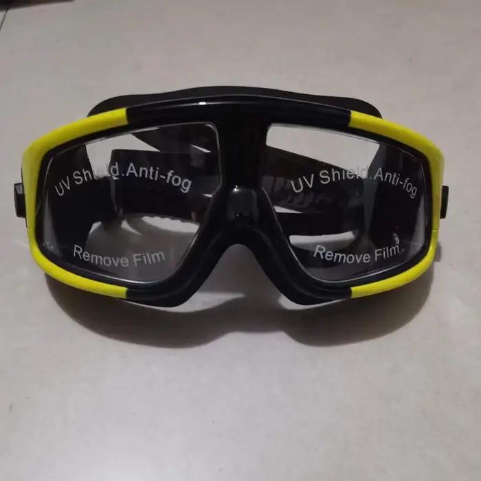 Lunettes de natation à grande monture pour femmes et hommes, nouvelle mode, HD, antibuée, fabricant