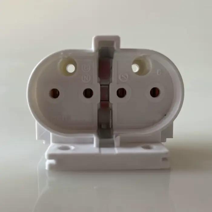 Base de lumière UV blanche 2G11, support de lampe en Tube PL H 2A 500V, convertisseur de douille de