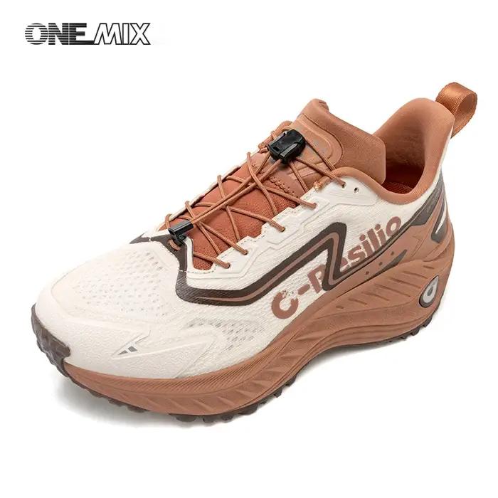 ONEMIX-Chaussures de randonnée décontractées en maille pour hommes et femmes, chaussures de course l