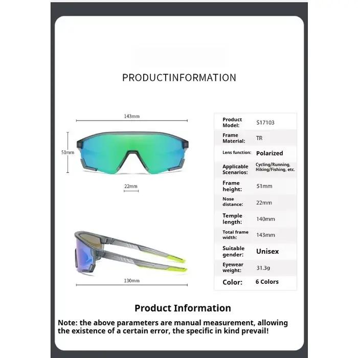 Lunettes de soleil polarisées sur ordonnance | Lunettes de sport de protection UV | Lunettes de