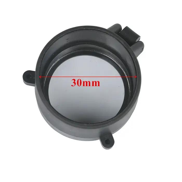 Portée de fusil transparente 30-64mm, ressort à rabat rapide, capuchon de couverture d'objectif ouve
