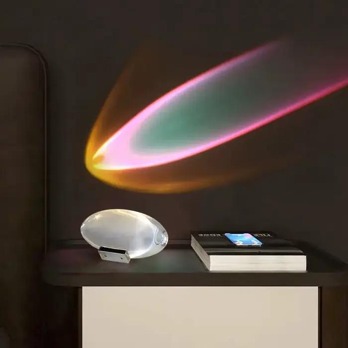 Lampe de table LED cristal œil du ciel, designer italien, lampes de chevet pour salon, décor de cham